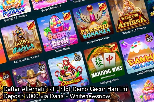 RTP Slot Demo Gacor Hari Ini